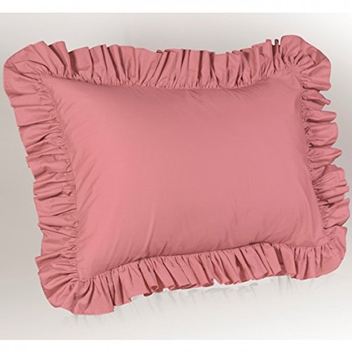 Rose Ruffled Pillow Sham