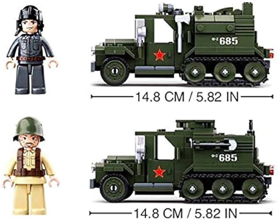 Amazon.co.jp: 安心国内発送!【レゴ互換】ソビエト軍ハーフトラック