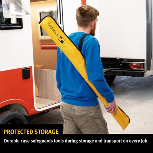 Image of STABILA PRO SET 80 AS Spirit Level Set, includes: 48, 24, and 12 Inch Levels Plus Carrying Case, Cat. Number 29840