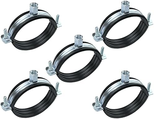 Lot De 10 Colliers De Serrage De Tuyau à Visser En Acier Galvanisé 44-49 Mm / 1 1/2 Pouce