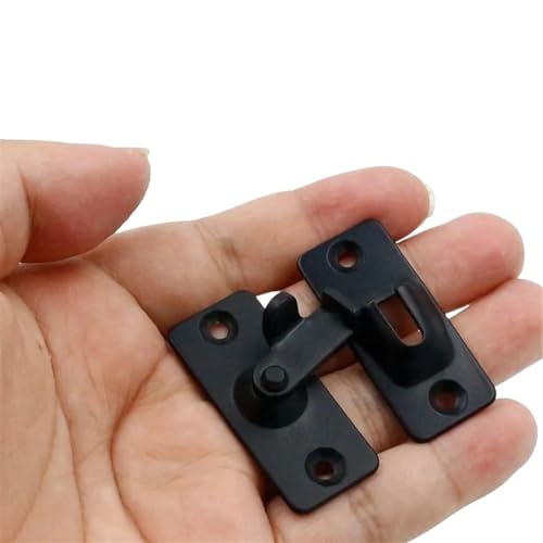 Loquet de porte noir 90 degrés pour bloquer une porte coulissante de grange