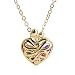 Loving Family Sterling Silver 20" or 24" Loving Family Heart Locket Necklace with 12 Swarovski Crystal Birthstones Choice of Sterling Silver, Rose or Yellow Gold