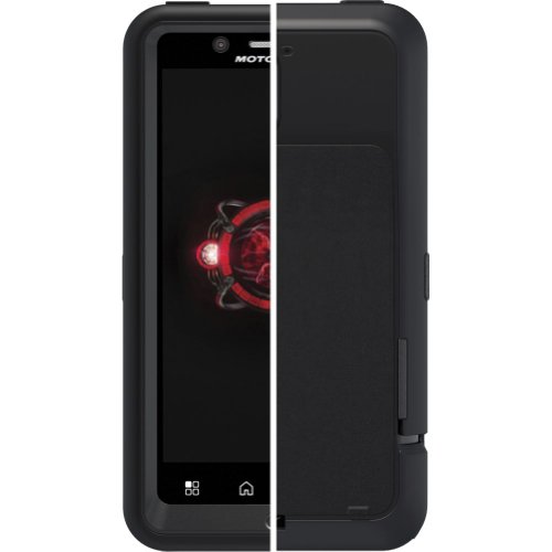Otterbox Defender Series Hybrid Case and Holster for Motorola Droid Bionic - 1 Pack - Retail Packaging - Black