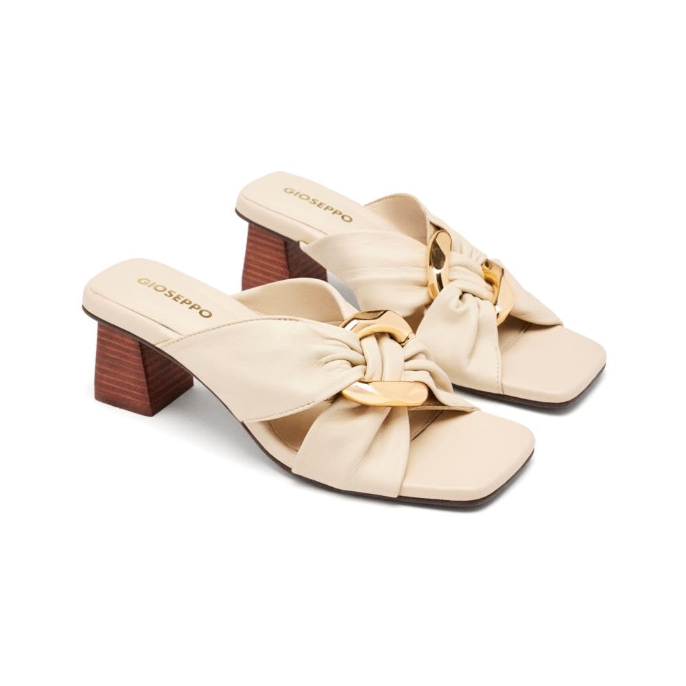 GIOSEPPO Women's Alstead Sandal, Ivory White, 6 UK