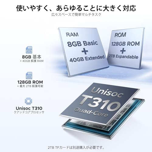 【Android16 セット版 タブレット】P10 Android16 10インチ タブレット 90Hz IPSディスプレイ 48GB RAM+128GB ROM+2TB TF拡張 7000mAh大容量バッテリー WiFiモデル デュアルスピーカー 8MP+5MPカメラ 顔認証 Widevine L1 キーボード+ワイヤレスマウス+有線イヤホン+保護ケース+タッチペン+フィルム付き