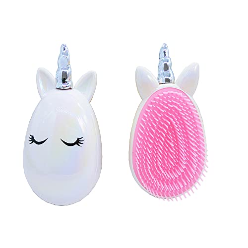 Brosse démêlante licorne douce et antistatique pour enfants