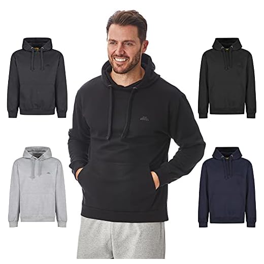 Iron Mountain IMSWT203 Sweat à capuche en molleton doux et sweat-shirt à capuche pour hommes, noir, M