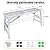Scaffolding Equipment, Portable Folding Scaffolding, Multipurpose Work Platform Scaffold Tower Ladder Stool Work Ben, 882 Lbs Load, Galvanized Steel, for Ceiling Cleaning, Car Washing,A-14