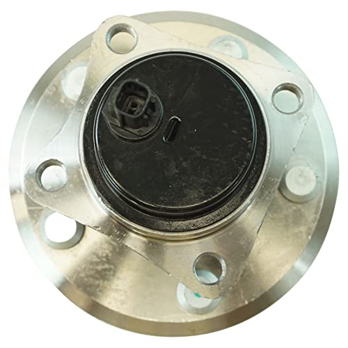 Image of TRQ Rear Left and Right Wheel Bearing and Hub Assembly Set 2 Piece Compatible with 2009-2013 Toyota Matrix S Front Wheel Drive 2009 Pontiac Vibe Base 2.4L 2009 Vibe GT Sport