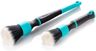 TriGrip Ultra-Soft Detailing Brush Set - Scratch-Free Cleaning for Exterior, Interior Panels, Emblems, Badges, Gauges, Infotainment Screen - Octane Riptide