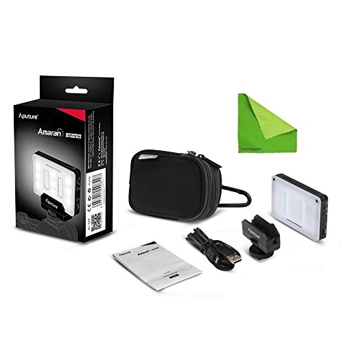 Aputure Amaran Al-M9 Lighting Up Pocket Sized Led Cri/Tlci 95+ 9 Smd Bulbs 9 Steps Dimming 5500K Max 900Lux Internal Battery With Micro-Usb Charging For Sony Canon Nikon #TOP5