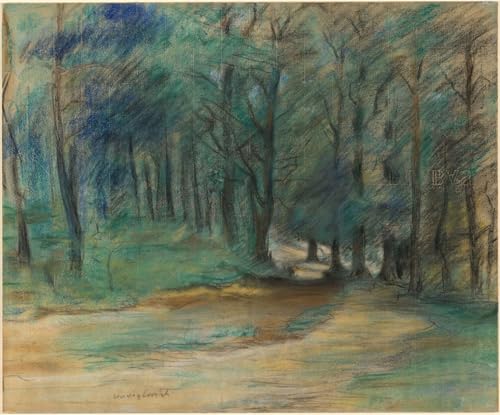 Art Posters Chemin des bois Lovis Corinth pour briser la monotonie des murs de bureau