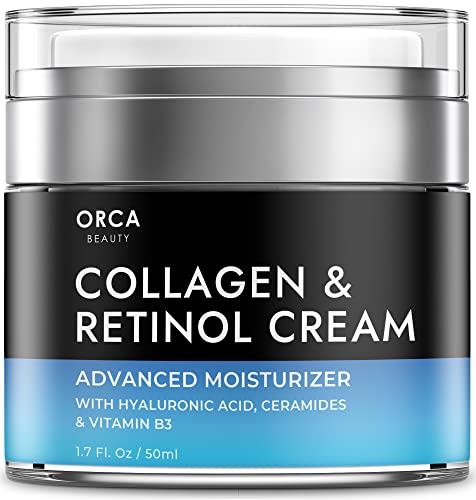 Retinol Cream For Face Collagen Cream For Face - Anti Aging Face Moisturizer For Women - Retinol Collagen Hyaluronic Acid Anti Aging Cream - Wrinkle Cream For Face Chamomile, Vitamin B3 And Ceramides #TOP22