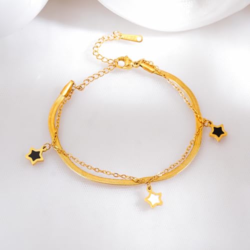 Image of Rubans Demi Fine Stainless Steel Bracelet Waterproof Gift for Women & Girls
