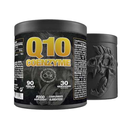 Zoomad Labs Coenzyme Q10 – Coenzima Q10 100 mg en Perlas | Antioxidante Celular y Energía | CoQ10 Ubiquinona Alta Biodisponibilidad | Q10 Cápsulas | 90 Softgels | Bote 3D Coleccionable