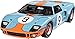 Revell Vell 07696 Ford GT 40 Le Mans 1968 Limited Edition Model Kit 1:24 Scale, Unvarnished