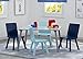 Delta Children Kids Table and Chair Set (4 Chairs Included), Grey/Blue