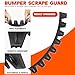 8 PCS Universal Front Bumper Scrape Guard Skid Plate Protection for Lowered Cars/SUV, Car Bumper Guard Anti-Scratch Kit Skid Plate Scrape Protector Plate