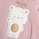 Chicco Baby - Mädchen Overall mit Frontöffnung Bottone, Rosa (4), 9 Monate