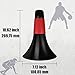 Hosolee 6 Sets Sport Cones 9 Inches Marker Cones with Grip Agility Training Sports Cone for Soccer Basketball Football Drills Training, Indoor Outdoor Activity or Events (Red)