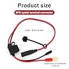 lasuroa GC008 X-Connect M10 (3/8in) XL Eyelet Terminal Connector, Jump Starter Smart Battery Trickle Charger Cable Compatible with Noco Genius 2, 5, 10 Accessories Eyelet Terminal Connector #1
