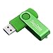 Produktbild SunData 32GB USB-Stick USB 3.0 Speicherstick Rotate Metall USB-Flash-Laufwerk USB 3.0 bis zu 80MB/Sek, Single Pack: Grün