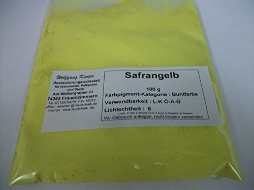 Kls Künstler-Pigment Safrangelb 100 g Beutel
