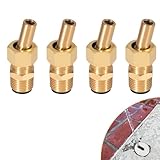 Bzsunway Swimming Pool Spa Brass Deck Jet Nozzle Replace Part for R0560400 590041 4 Pack