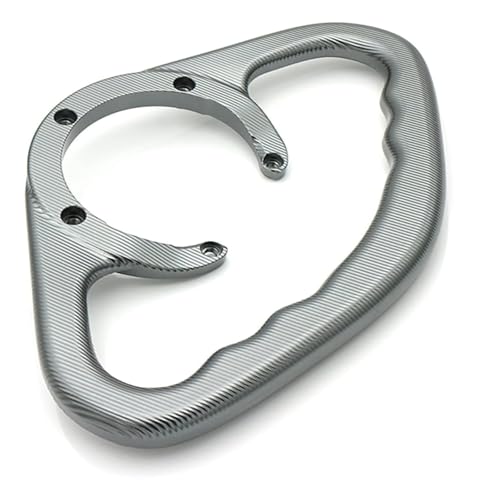 Motorrad-Hinterrad-Beifahrerhandgriffe Haltegriff Lenker Kraftstofftank Armlehnengriff 5 Löcher for Kawasaki for Ninja 250 300 for ZX-6R Z250 Z300 Z750 Z800 Z1000 Z1000SX ER-6N/F(Titanium)