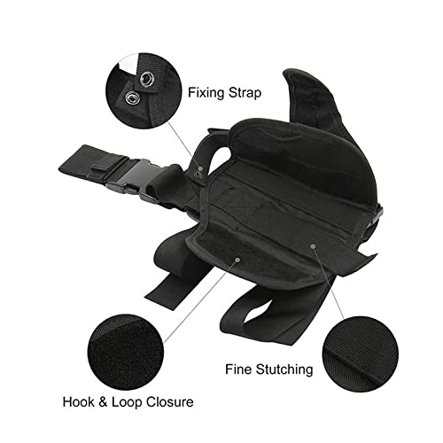 Binboll Drop Leg Gun Holster Right Handed Adjustable Thigh Pistol Gun Holster With Magazine Pouch (Acu Camouflage) #TOP5