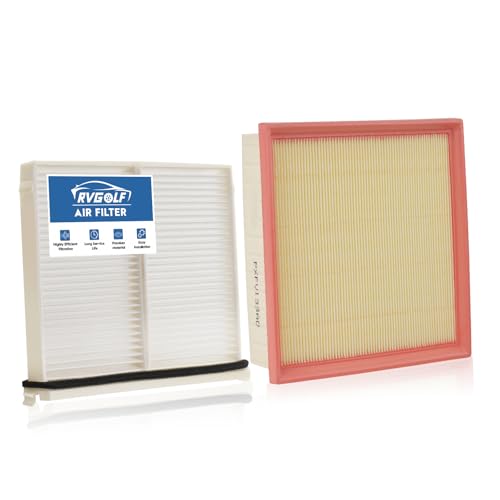 Image of Engine+Cabin Air Filter Fit for 2024-2026 Mazda CX-90, 2025-2026 CX-70 | 2Pcs, PXFV133A0, KR9P-61-J6X, 99% Filtration Efficiency, Easy Install, Odor control, Great Value, Right Size