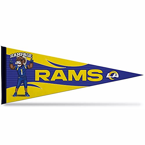 Image of Rico Industries NFL Football Mascot inch 12 inch x 30 inch Felt Wall Decor Pennant - Great for Home /Bed Room /Man Cave Decor