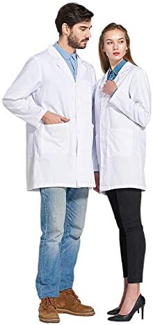Icertag płaszcz laboratoryjny dla profesjonalnych mężczyzn biały płaszcz, płaszcz dla lekarza, płaszcz technika, płaszcz szkolny