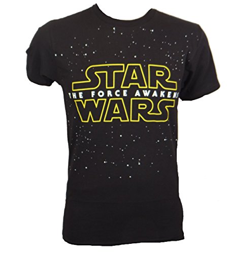 Star Wars The Force Awakens- Starry Logo T-Shirt Size L
