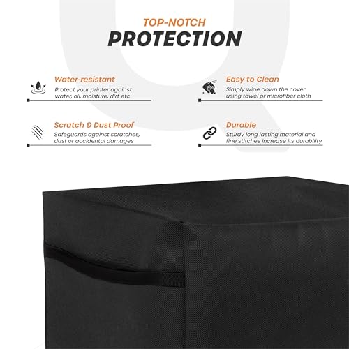 Image of Cranique Dust Proof Printer Cover for HP LaserJet Pro MFP M126nw - Black