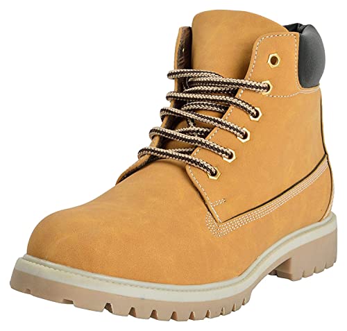 Image of West Code Mens Synthetic Leather Casual Hip Hop Shoes MP-3 Camel 8 Size