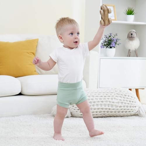 Baby Bloomers for Girls Boys – Soft Diaper Covers, Comfy Baby Bummies for 0–24 Months 2t-3T-4T (3-Pack)3
