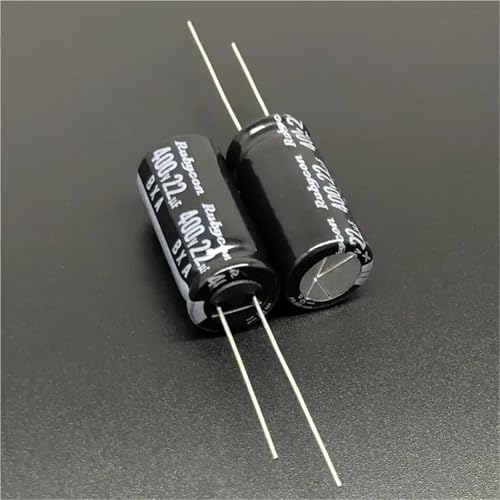 Condensateur 22 µF 400V électrolytique alu 12,5x25mm pour filtrage de tension