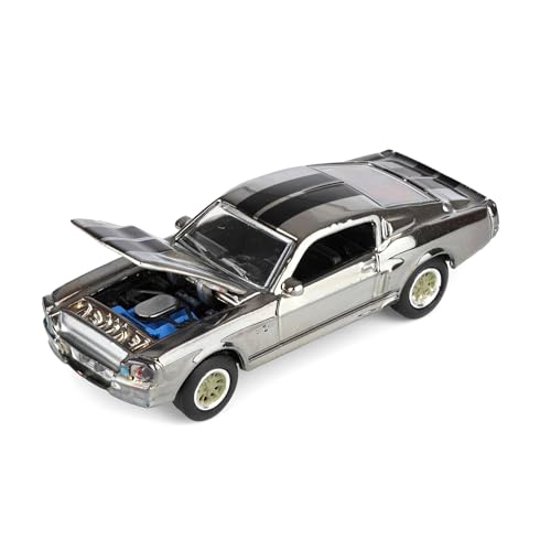 Greenlight 1/64 Ford Mustang Eleanor 1967 Plata miniatura 7