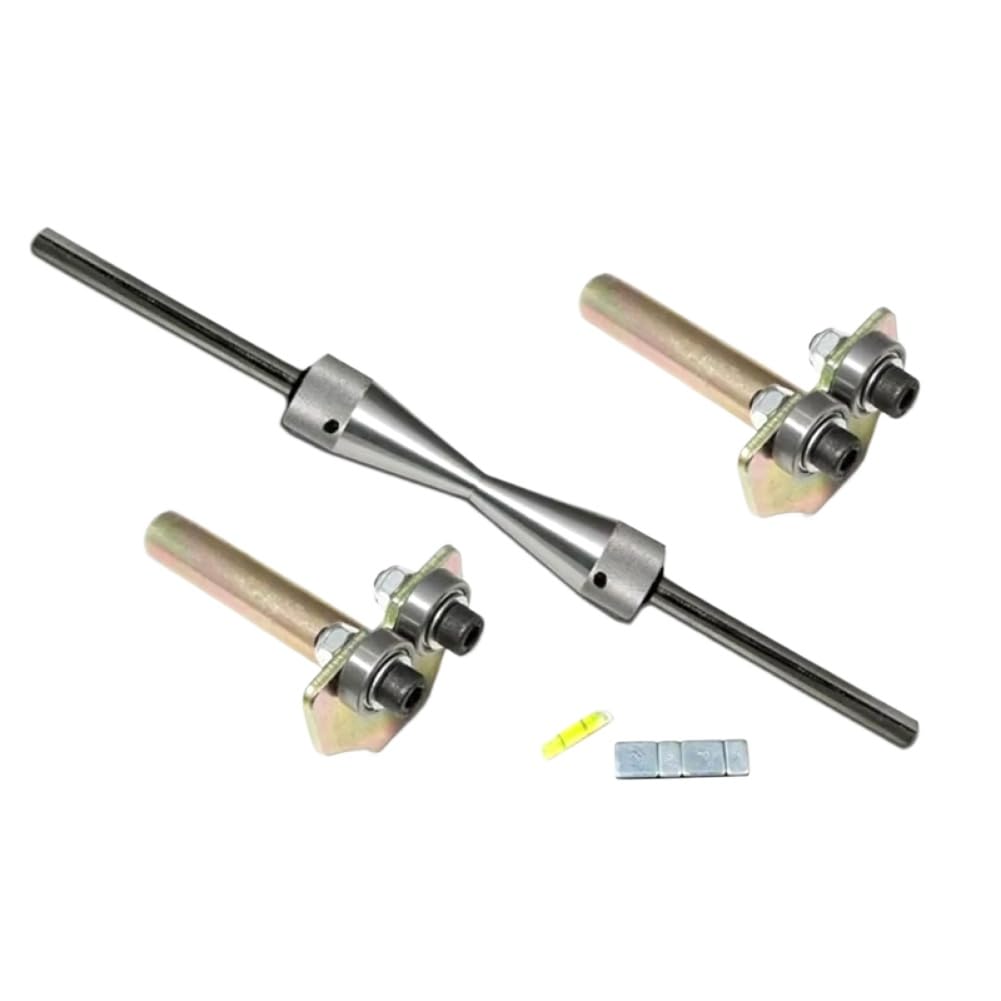Kit de equilibrador de Ruedas Compatible con Llantas de Motocicleta y Bicicleta para alineación de neumáticos y Ruedas