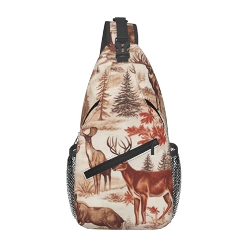 Bolso Sling para Mujeres y Hombres con Diseño Animal
