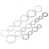 450-teiliges Aluminium-Unterlegscheiben-Set, Befestigungsteile Dichtungshaltering Befestigungsteile Dichtungshaltering Hochtemperaturbeständiges Sortiment Industriebedarf