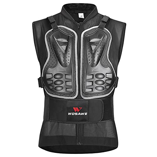 Aomiun Armor Vest Chest Spine Protector Armor Vest For Skiing Skating Motorcycling Mountain Biking #TOP6