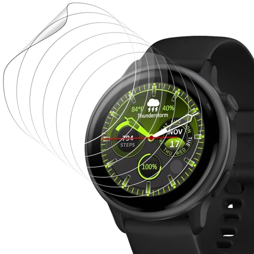 Joeyu (6 Stück) Panzer Schutz Glas für Garmin Vivoactive 6，handy folie，9H Festigkeit, Anti-Schock, Blasenfrei, Kratzfest, glass protector