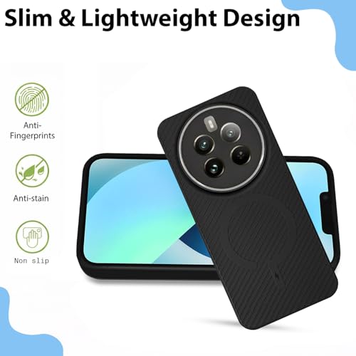 Image of LIRAMARK Rugged Carbon Fibre TPU Armor Silicone Back Cover Case for Realme 12 Pro / 12 Pro Plus 5G / Realme P1 Pro 5G