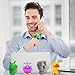 Squishy Squeeze 4 Stück - Popping Eyes Squeeze Toys, Stressbälle, Anti Stress Spielzeug für Erwachsene und Kinder