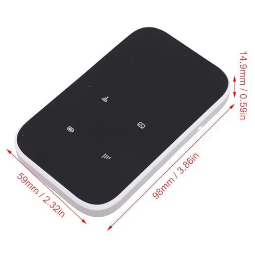 Image of Zunate 4G LTE WiFi Mobile Hotspot 300Mbps, Portable Travel Router for SIM Card, Connects 10 Devices to Secure, High Speed Network for Phone Laptop PC