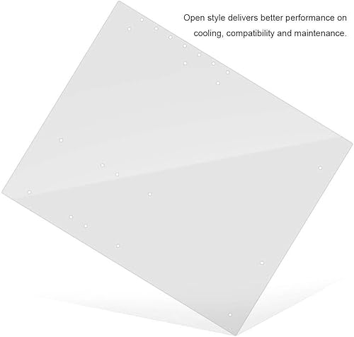 Miniatura 5 de Marco acrílico de 0.157 in transparente de moda DIY Base Soporte adecuado para barra madre ATX, puede acomodar marco abierto de PC de alto