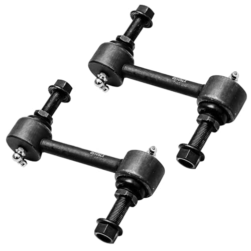 Image of Detroit Axle - 6pc Struts Shocks Kit for Ford 2007-2010 Edge Lincoln MKX, Front Struts with Coil Spring Assembly Sway Bar End Links Rear Shock Absorbers 2008 2009 Replacement Suspension Kit