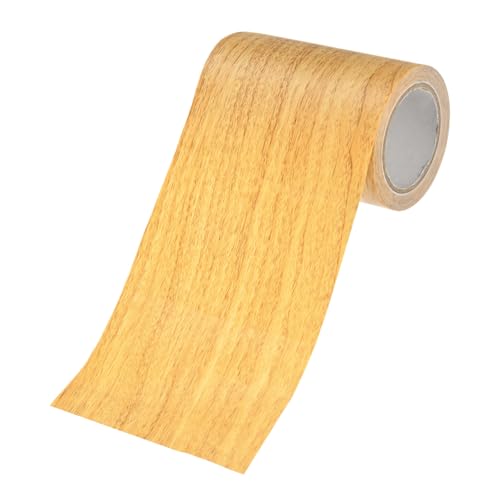 Image of M METERXITY 1-Roll Wood Grain Repair Tape, 3.15in x 15ft Textured Realistic Self-Adhesive Wood Floor Tape Contact Paper for Furniture /Floors /Home [Golden Camel Pine]